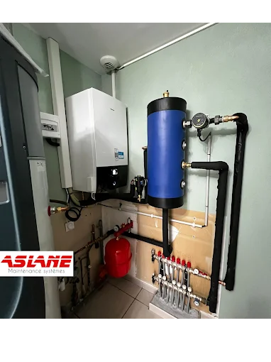 Pompe à chaleur air-eau Daikin Altherma, chauffage seul, installée à Pouilly-les-Nonains
